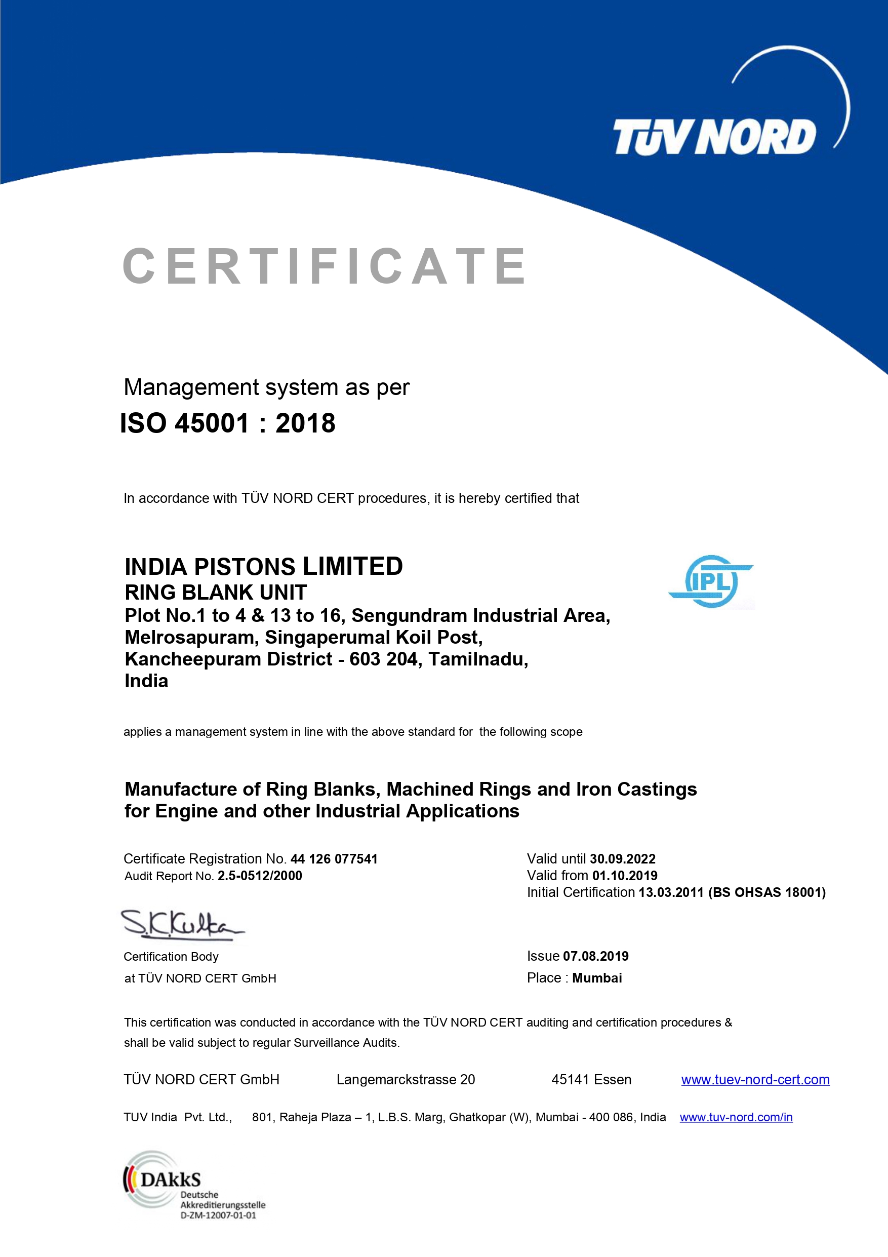 ISO 45001:2018